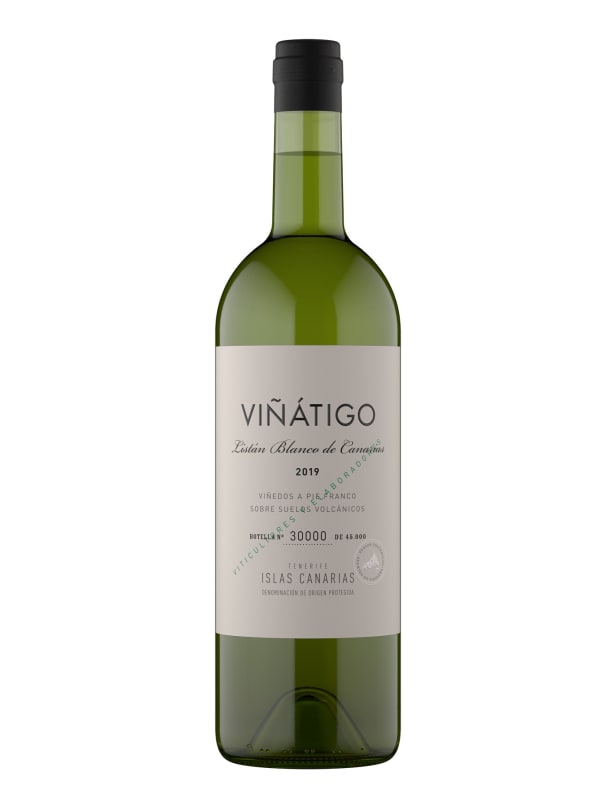 Bodegas Vinatigo Listan Blanco 2019 Front Bottle Shot