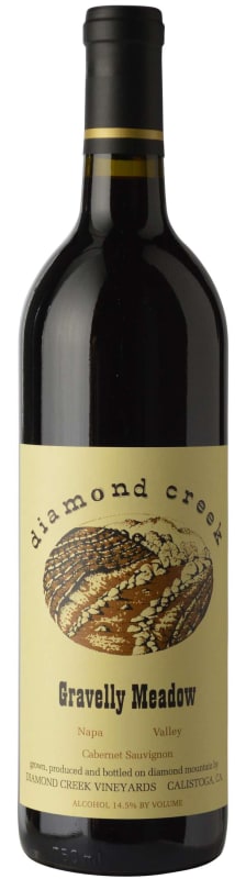 Diamond Creek Gravelly Meadow Cabernet Sauvignon 2018 Front Bottle Shot