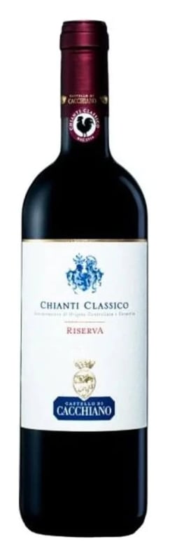 Cacchiano Chianti Classico Riserva 2020 Front Bottle Shot