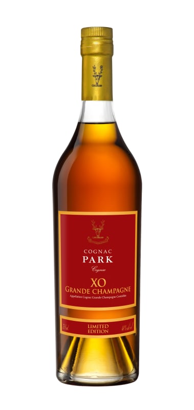 Cognac Park XO Grande Champagne Cognac Year of the Tiger with Gift Box Front Bottle Shot