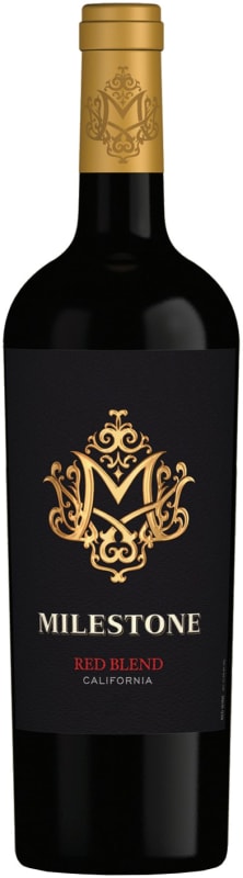 Milestone Red Blend 2015 Front Bottle Shot