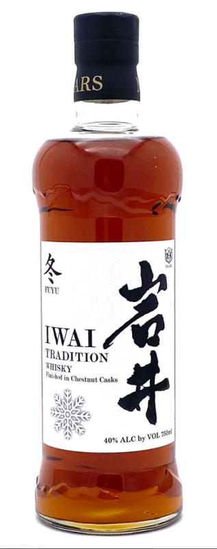 Mars Iwai Tradition Winter Fuyu Chestnut Cask Whisky Front Bottle Shot