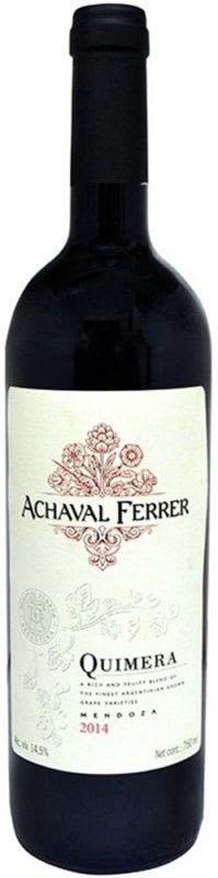 Achaval Ferrer Quimera 2014 Front Bottle Shot