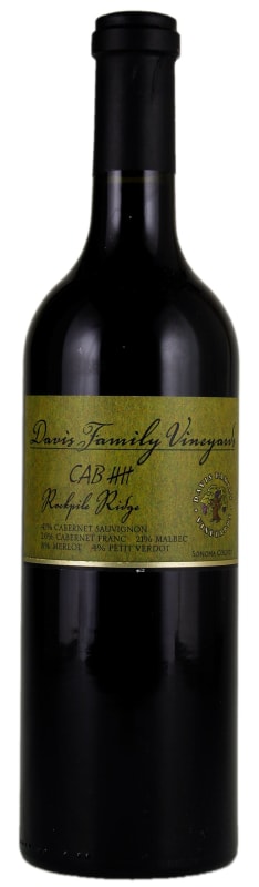 Davis Family Vineyards Cab 5 2013 Front Bottle Shot