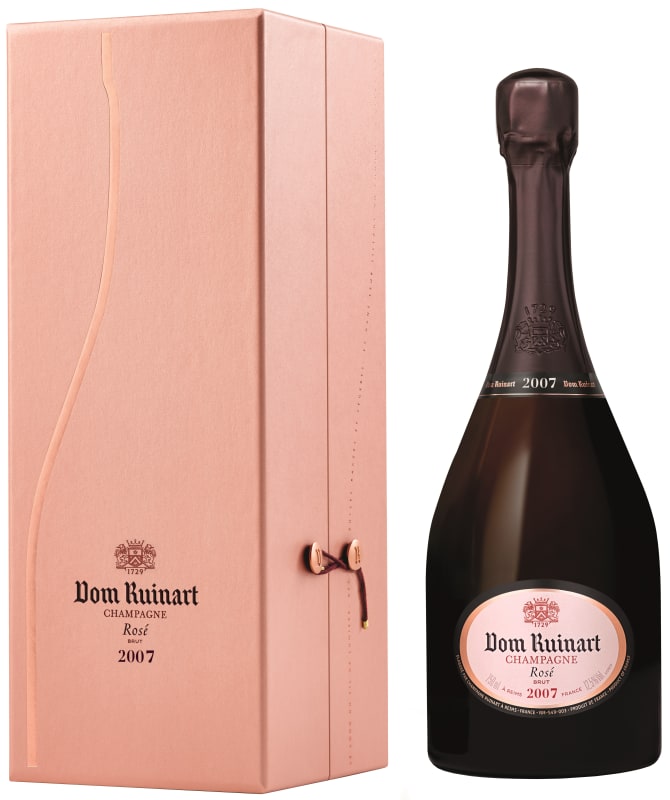 Ruinart Dom Ruinart Brut Rose in Gift Box 2007 Front Bottle Shot