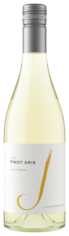 J Vineyards California Pinot Gris 2025 Front Bottle Shot