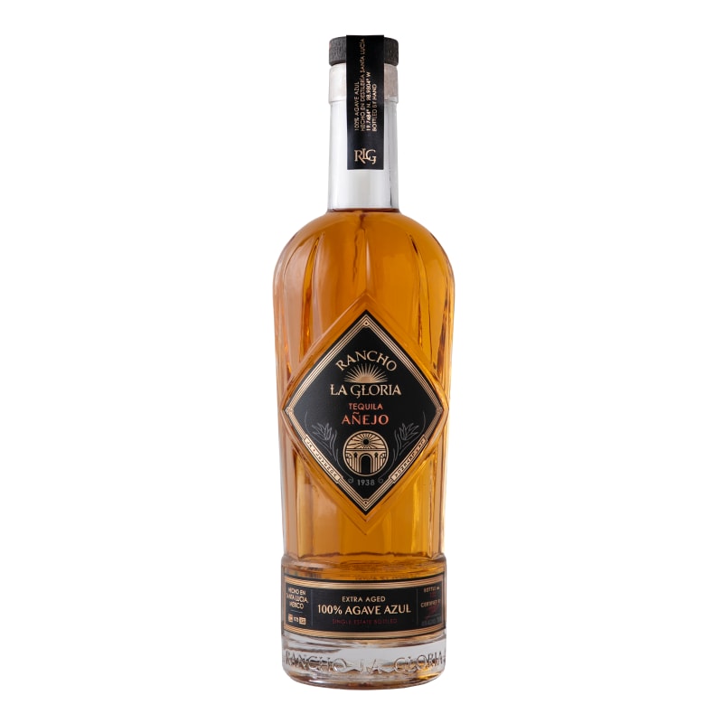 Rancho La Gloria Anejo Tequila Front Bottle Shot