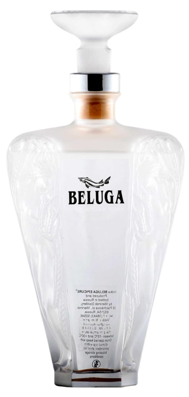 Beluga Epicure Vodka Front Bottle Shot