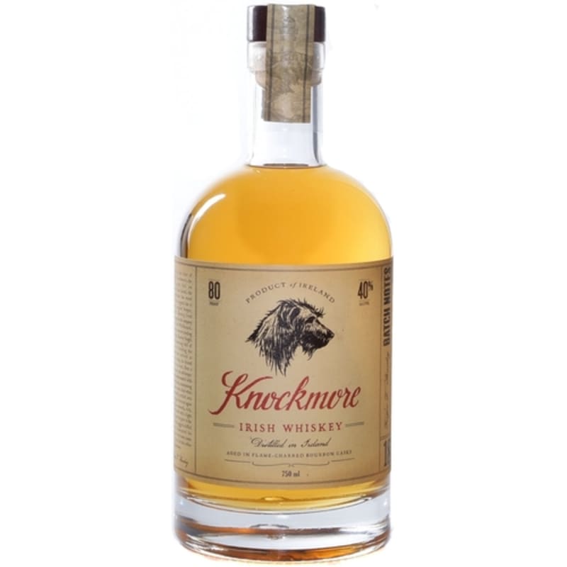 Knockmore Irish Whiskey Front Bottle Shot