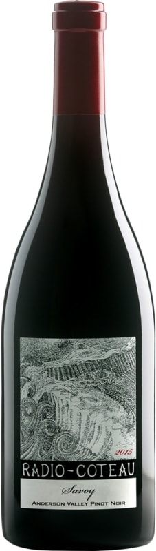 Radio-Coteau Savoy Vineyard Pinot Noir 2016 Front Bottle Shot