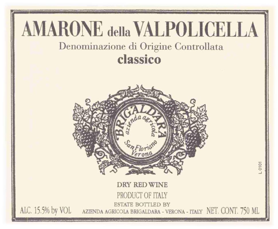 Brigaldara Amarone della Valpolicella Classico 2011 Front Label
