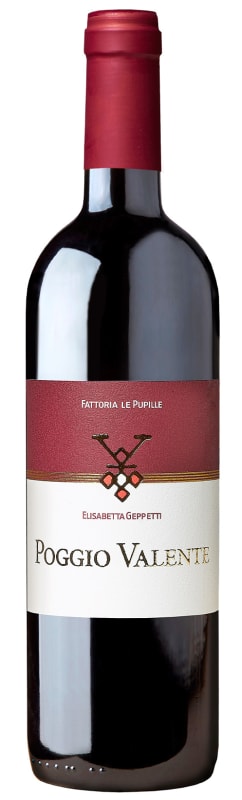 Fattoria Le Pupille Poggio Valente 2022 Front Bottle Shot