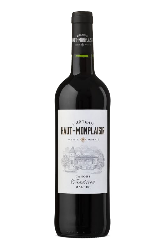 Chateau Haut-Monplaisir Cahors Tradition 2020 Front Bottle Shot