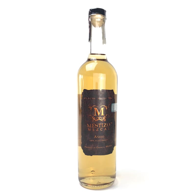 Mestizo Anejo Mezcal Front Bottle Shot