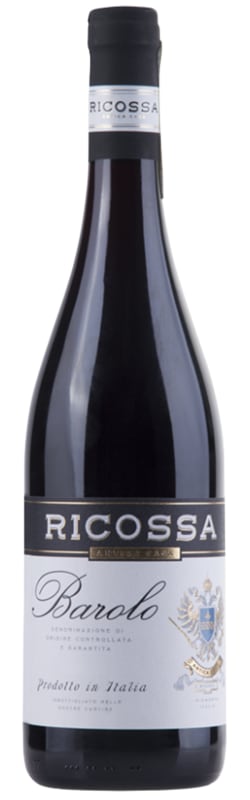 Ricossa Barolo 2019 Front Bottle Shot