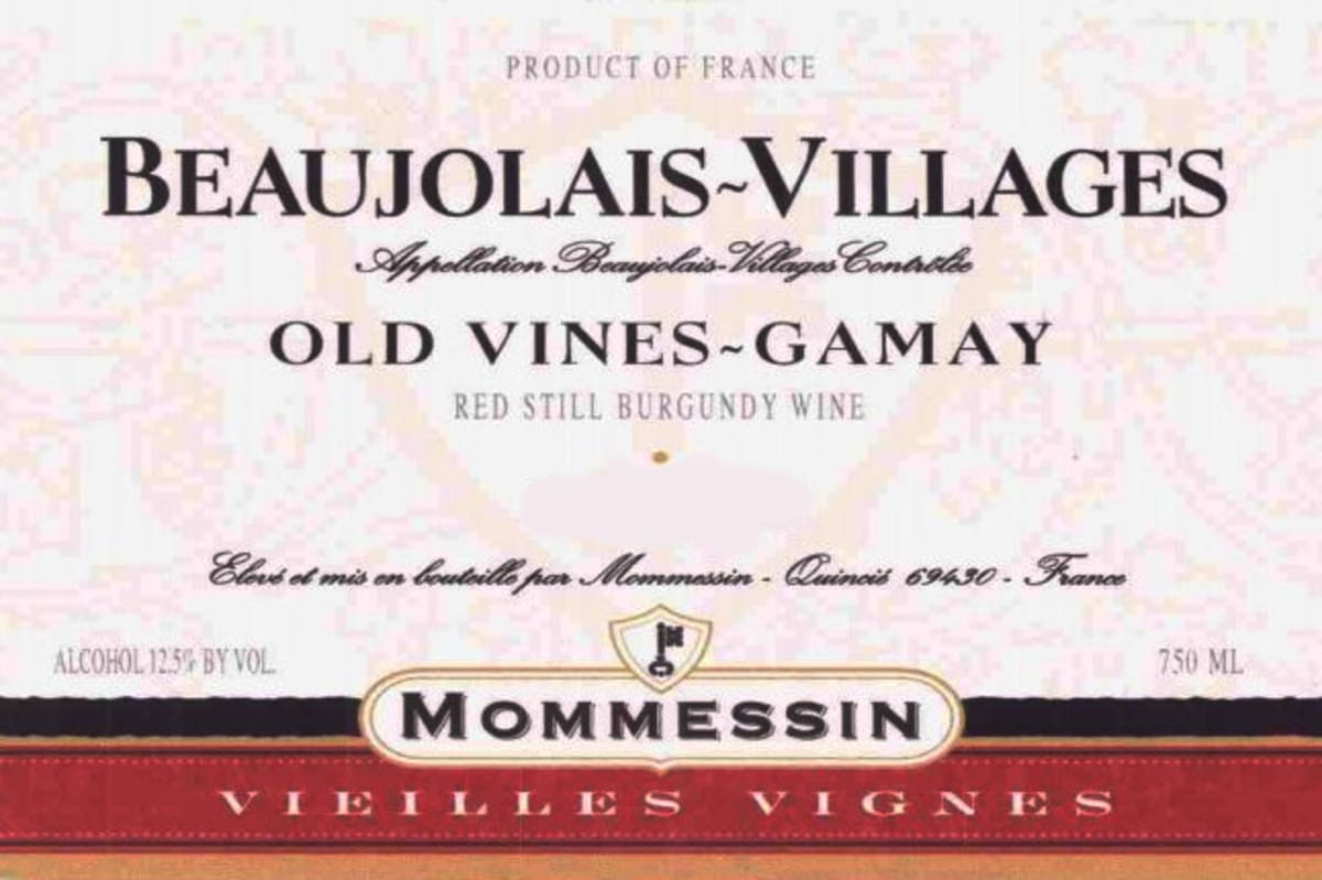Mommessin Beaujolais-Villages Vieilles Vignes 2002 Front Label