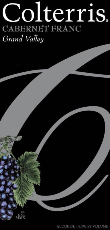 Colterris Wines Cabernet Franc 2017 Front Label