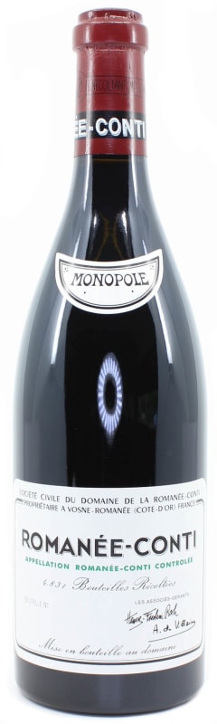Domaine de la Romanee-Conti Romanee-Conti Grand Cru 2016 Front Bottle Shot