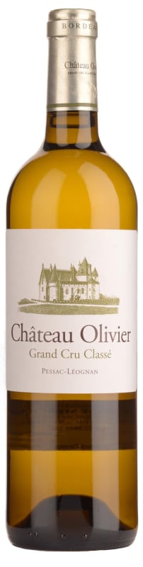 Chateau Olivier Blanc 2022 Front Bottle Shot