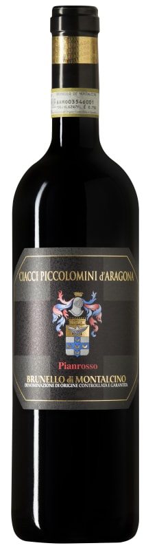 Ciacci Piccolomini d'Aragona Brunello di Montalcino Pianrosso 2018 Front Bottle Shot