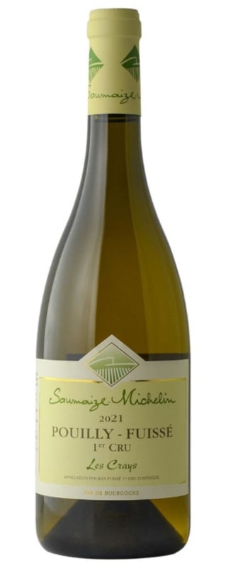Domaine Saumaize-Michelin Pouilly-Fuisse Les Crays Premier Cru 2021 Front Bottle Shot