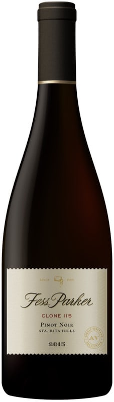 Fess Parker Clone 115 Pinot Noir 2015 Front Bottle Shot