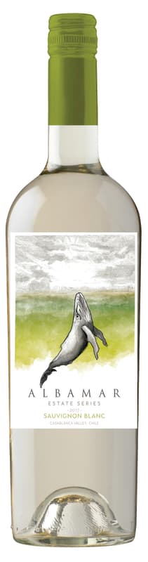 William Cole Albamar Sauvignon Blanc 2017 Front Bottle Shot