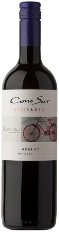 Cono Sur Bicicleta Merlot 2017 Front Bottle Shot