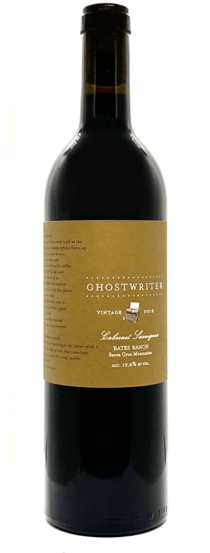 Ghostwriter Bates Ranch Cabernet Sauvignon 2015 Front Bottle Shot
