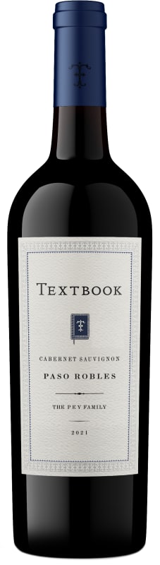 Textbook Paso Robles Cabernet Sauvignon 2021 Front Bottle Shot