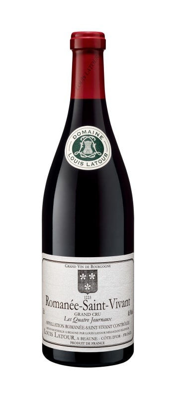 Louis Latour Romanee-St-Vivant Les Quatre Journaux Grand Cru 2018 Front Bottle Shot