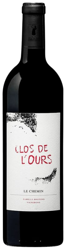 Clos de l'Ours Le Chemin Cotes de Provence Rouge 2019 Front Bottle Shot