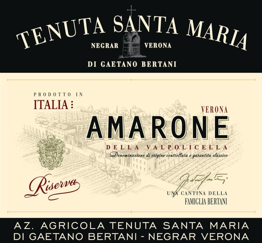 Tenuta Santa Maria Amarone della Valpolicella Classico Riserva 2013 Front Label