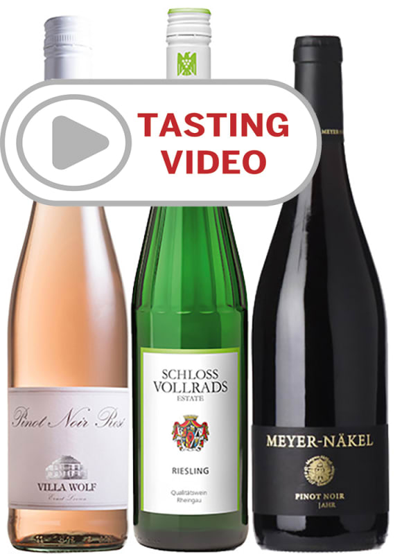 German Wine Trio with Tasting Video Gift Product Image