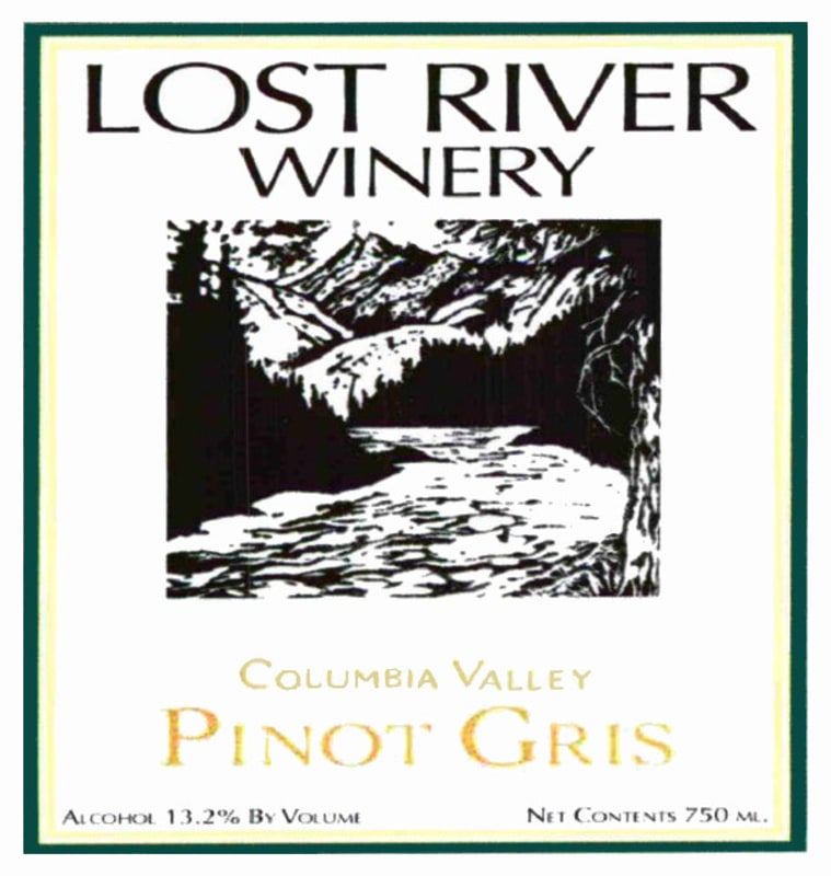 Lost River Winery Pinot Gris 2014 Front Label