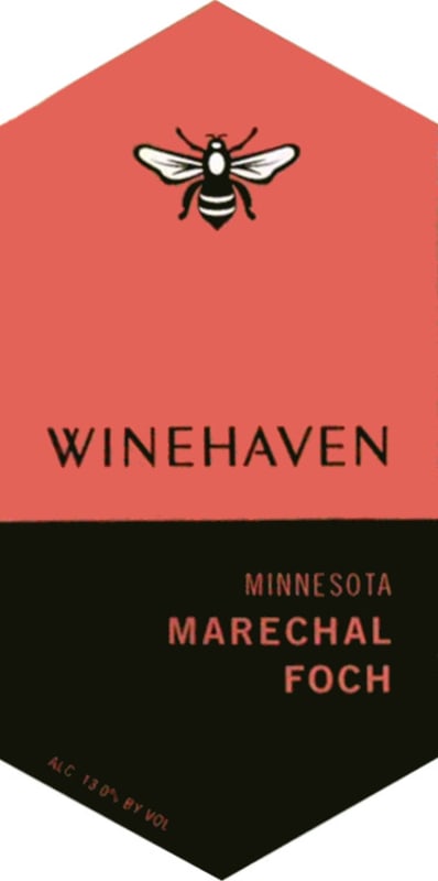 WineHaven Winery and Vineyard Marechal Foch 2014 Front Label