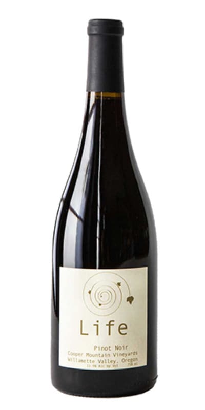 Cooper Mountain Life Pinot Noir 2017 Front Bottle Shot