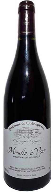 Christophe Lapierre Domaine de Chenepierre Moulin-a-Vent 2020 Front Bottle Shot