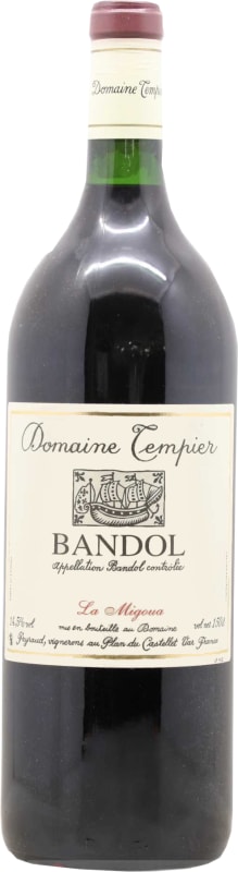 Domaine Tempier Bandol La Migoua Rouge (1.5 Liter Magnum) 2021 Front Bottle Shot