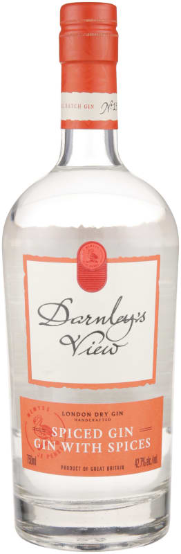 Darnley's View Spiced London Dry Gin Front Bottle Shot