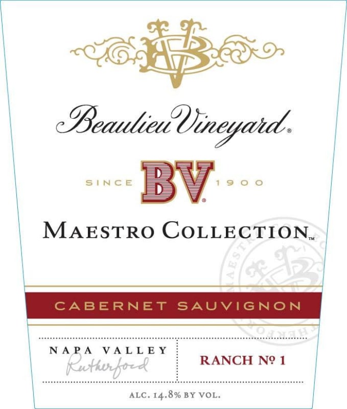 Beaulieu Vineyard Maestro Collection Ranch 1 Cabernet Sauvignon 2011 Front Label