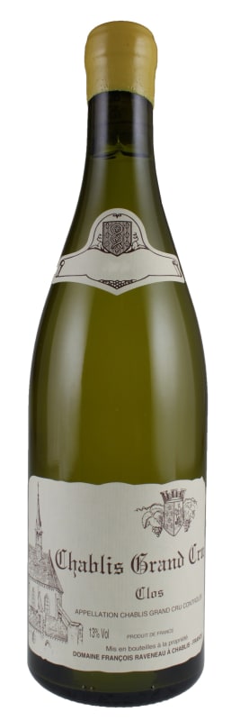 Domaine Francois Raveneau Chablis Les Clos Grand Cru 2018 Front Bottle Shot