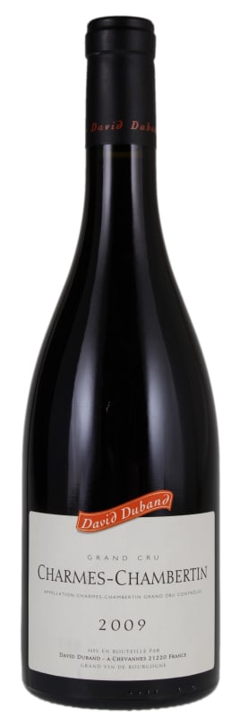 David Duband Charmes-Chambertin Grand Cru 2009 Front Bottle Shot