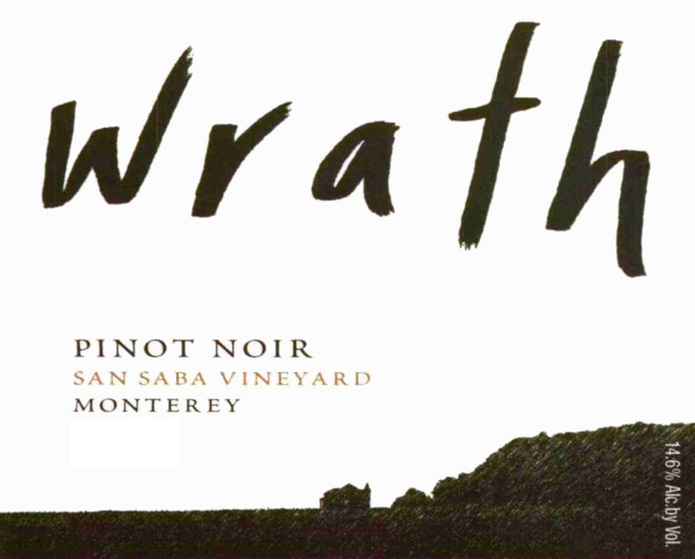 Wrath San Saba Vineyard Pinot Noir 2008 Front Label
