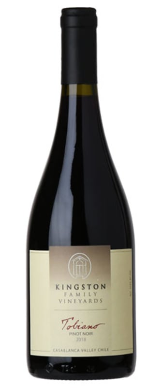 Kingston Family Vineyards Tobiano Pinot Noir 2018 Front Bottle Shot