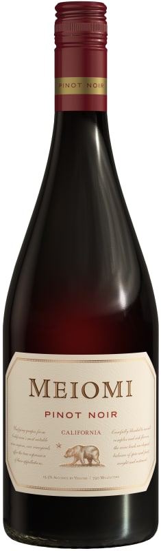 Meiomi Pinot Noir 2021 Front Bottle Shot