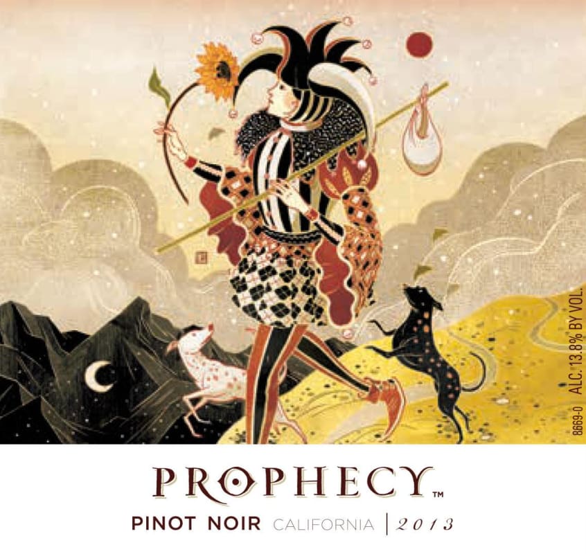 Prophecy Pinot Noir 2013 Front Label