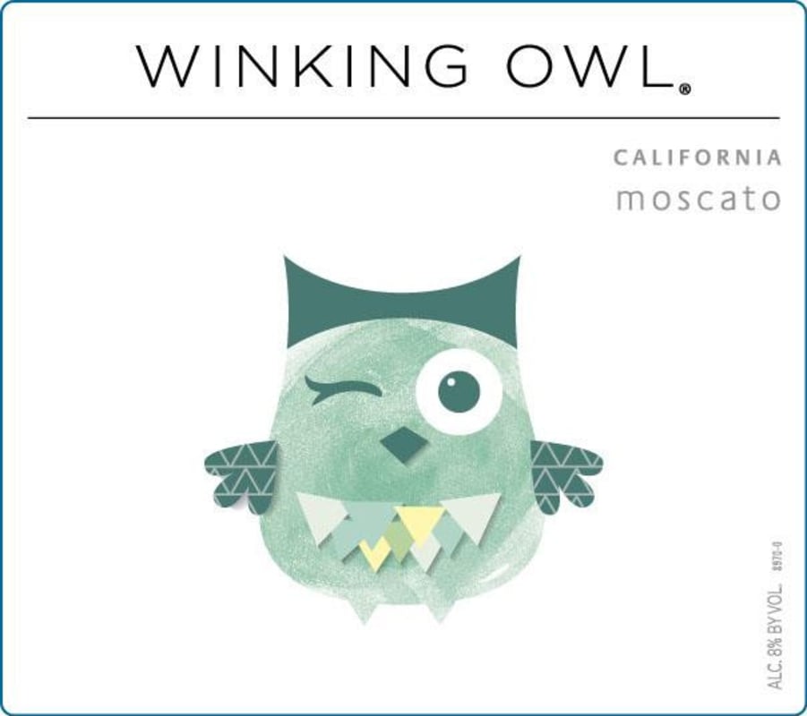 Winking Owl Moscato Front Label