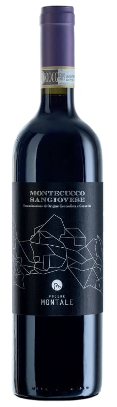 Podere Montale Montecucco Sangiovese 2016 Front Bottle Shot