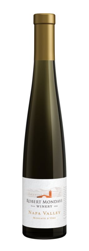 Robert Mondavi Moscato d'Oro (375ML half-bottle) 2017 Front Bottle Shot